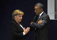 Обама и Меркель решили, что настало время совместно придумывать очередные санкции против России